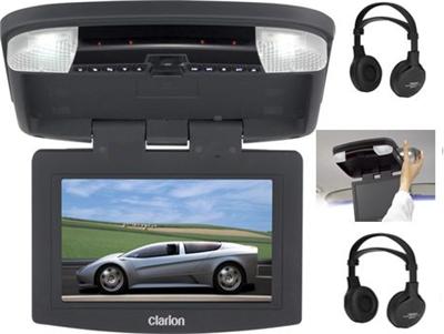 Autoradio CLARION - pack cartoon888vd - ecran plafonnier ohm888vd