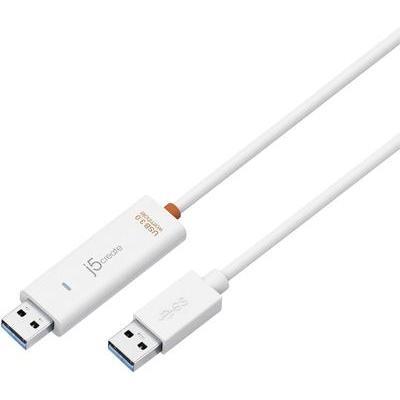 Câble data link wormhole switch j5create usb 3.0 blanc, 1.5 m juc500