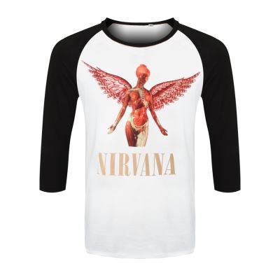 Nirvana T-Shirt à manches longues In Utero Homme Blanc - Taille M