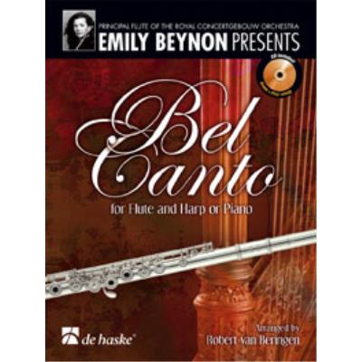Partitions classique DEHASKE BEL CANTO + CD - FLUTE, HARPE OU PIANO Flûte traversière