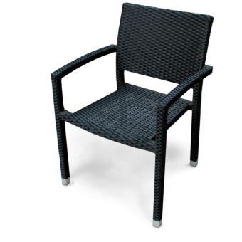 Fauteuil en résine poly rotin modèle empilable - Mobilier de Jardin ... Fauteuil en résine poly rotin modèle empilable - Mobilier de Jardin ...