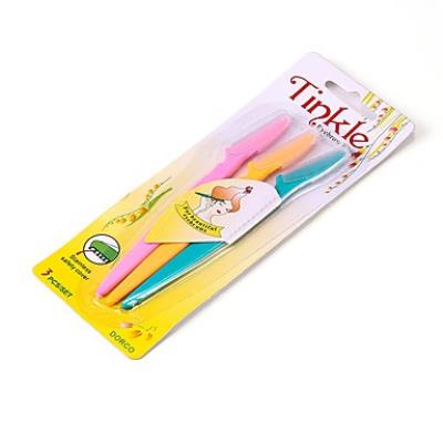Rasoir à Sourcils Acier Inoxydable Bleu / Rose / Jaune