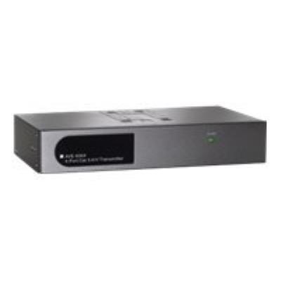 LevelOne AVE-9304 4-port LR Cat.5 A/V Transmitter - prolongateur audio/vidéo - Ethernet
