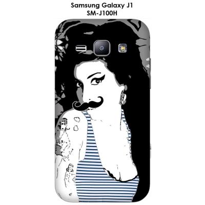 Coque Samsung Galaxy J1 - SM-J100H Amy Moustache