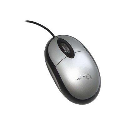 techair XM301 - souris - USB - noir, argenté(e)