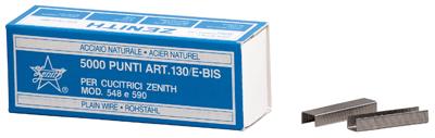 LOCAU ZENITH Lot de 3 Bo&icirc;tes de 5000 agrafes 130/E Bis en acier