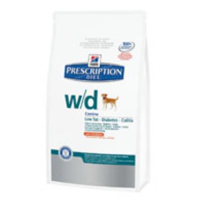 Hill's prescription diet - w/d low fat- diabetes - colitis - 4 kg