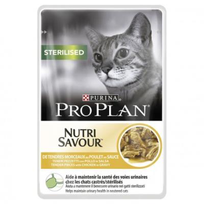 Pro plan nutri savour - sterilised au poulet - 1 sachet
