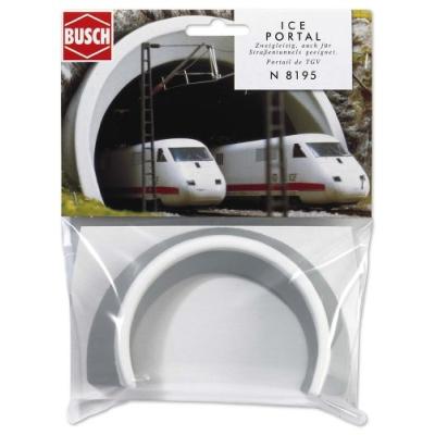 BUSCH ENVIRONNEMENT - BUE8195 - MODÉLISME FERROVIAIRE - ENTRÉE DE TUNNEL VOIE - ECHELLE HO