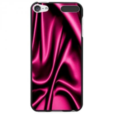 Coque souple pour Apple iPod Touch 5 avec impression Motifs soie drapée rose