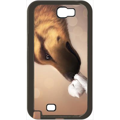 Coque samsung note 2 amour de chaton chien