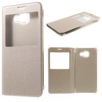 Etui Folio View ultra fin gold pour Samsung Galaxy A7-2016