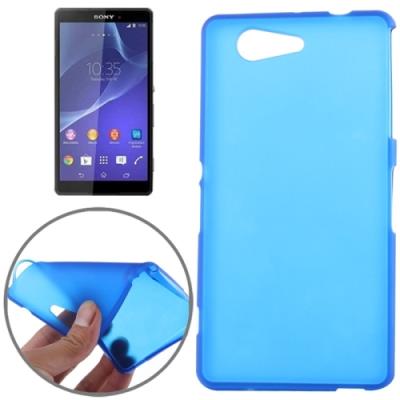 Silicone TPU Coque Housse Sony Xperia Z3 Compact D5803 / D5833(Dark Bleu)