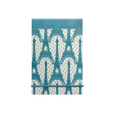 Les Cakes de Bertrand - Bloc shopping 8 x 12 cm - 100 pages - Tour Eiffel Bleu