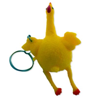 Antistress forme poulet pondeur porte clef