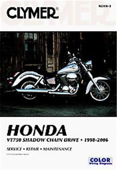 Honda VT750 Shadow Chain Drive 1998-2006, Clymer Motorcycle Repair Series