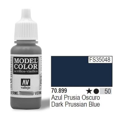 Vallejo acrylic model color - dark prussian blue - val899 vall-70899