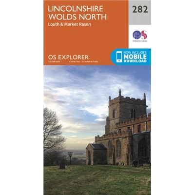 Os Explorer Map (282) Lincolnshire Wolds North (Map)