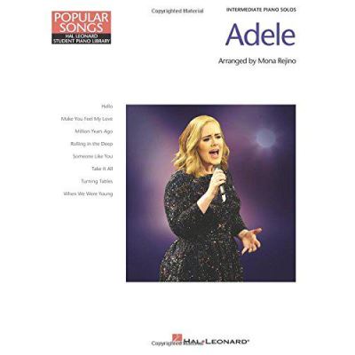 Hlspl Popular Songs Adele (Arr Rejino Mona) Intermediate Piano Solo Bk (Popular Songs: Hal Leonard Student Piano Library) - [Version Originale]