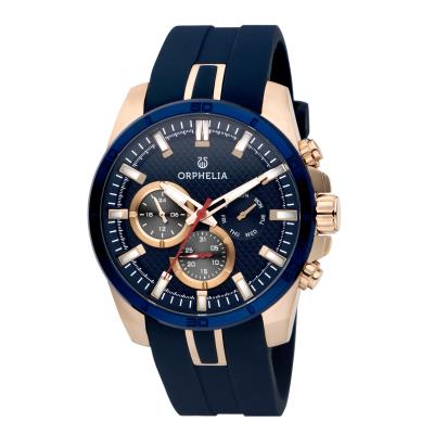 Montre Orphelia Bernina-86602 en Silicone Bleu