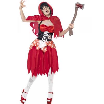 Costume zombie chaperon pour femme - M