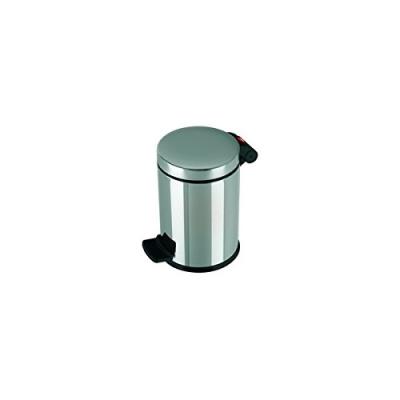 Hailo - hailo tret-kosmetikeimer trento 4, rund, 4 liter, silber 0704-442