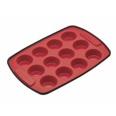 kitchen craft master class smart moule 12 gâteaux en silicone