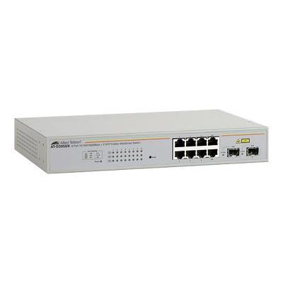 Allied Telesis AT GS950/8 WebSmart Switch - switch - 8 poorten - Beheerd - desktop