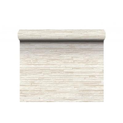 Papier Peint Lamelles Beiges en Strates