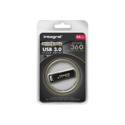 Integral Secure 360 - clé USB - 64 Go