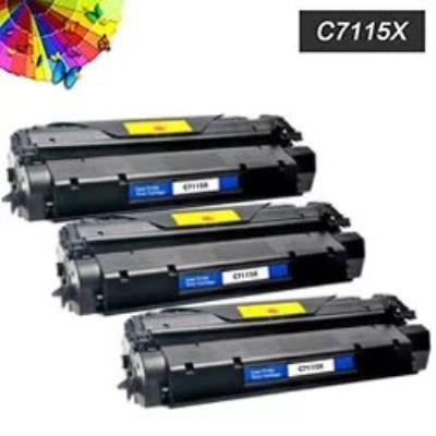 Cartouche Compatible HP laser Cartouche HP 1200SE 1000 Noir pour 7115 15X x3