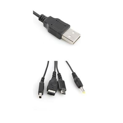 3 en 1 chargeur USB pour GBA, GBA SP, NDS, DS Lite, DSi, 3DS, DSi XL, 3DS XL,2DS