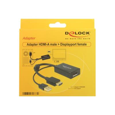 DeLOCK convertisseur vidéo - noir