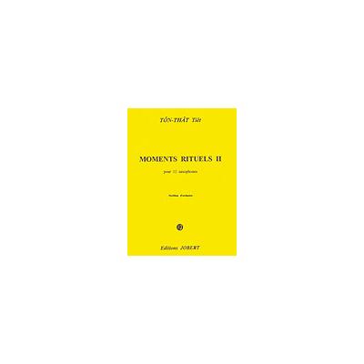Partition classique JOBERT TON THAT TIET - MOMENTS RITUELS II - 12 SAXOPHONES Saxophone