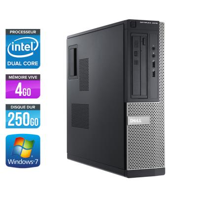 Unité centrale Dell Optiplex 3010 Desktop - Noir - Intel Pentium G870 / 3.10 GHz - RAM 4 Go - HDD 250 Go - DVD - Gigabit Ethernet - Windows 7 Professi