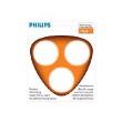 Philips HQ 6 - Tête de rasoir - pour rasoir - pour Philishave HQ7830; Philishave Quadra Action HQ 6871, HQ 7850, HQ7415