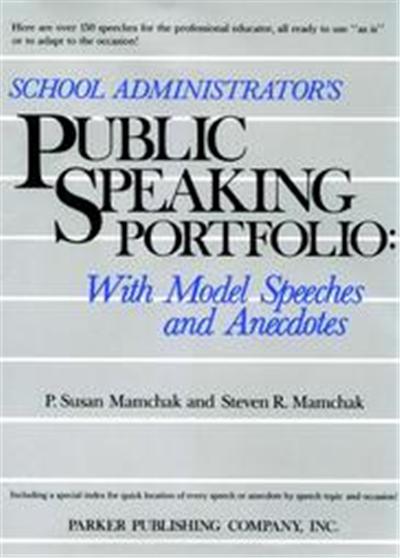 School Administrator's Public Speaking Portfolio