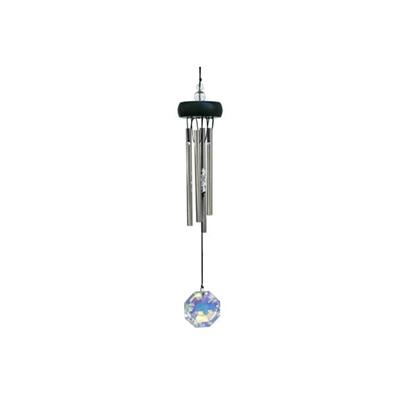 Carillon, Cloche de vent Cristal Precious Stones 4 tubes 29 cm avec pierre