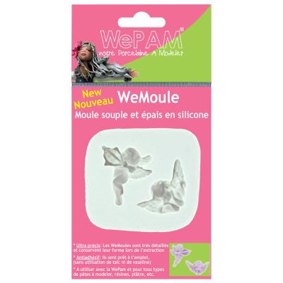 Moule en silicone (Push mould)'WeMoule' - Anges et cupidons - WePam