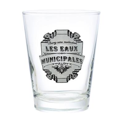 Verre Ã  eau en verre Les eaux municipales 22 cl - Set de 6 DALLAS DÃ?COR