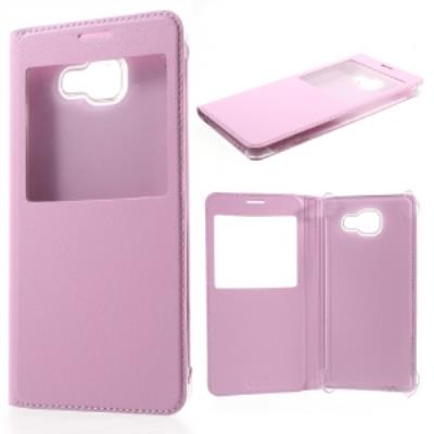 Etui Folio View ultra fin rose pour Samsung Galaxy A7-2016