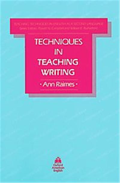 Techniques in Teaching Writing, Teaching Techniques in English As a Second Language
