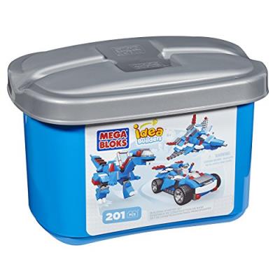 Mega bloks - 82100 - jeu de construction - idea builders - baril micro briques - 200 pièces