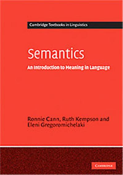 Semantics, Cambridge Textbooks in Linguistics