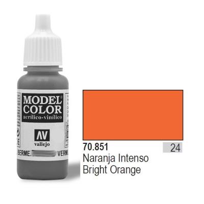 Vallejo acrylic model color - bright orange - val851 vall-70851