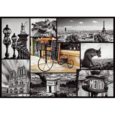 Trefl - Puzzle 1000 pièces - Paris : Collage