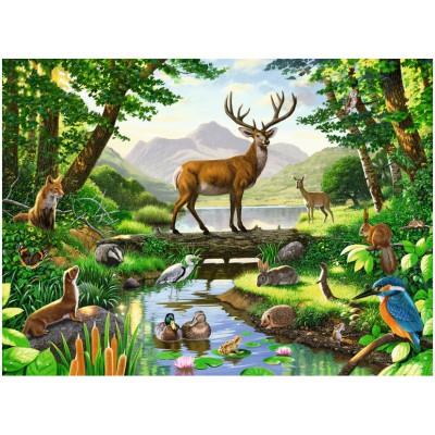 Puzzle 100 Pièces : Woodland Harmony, Ravensburger
