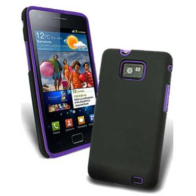 Coque Nzup Melting Violet Noire pour Samsung Galaxy S2