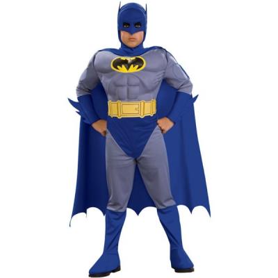 Costume de Batman Alliance des héros musclé garçon - 5-7 ans