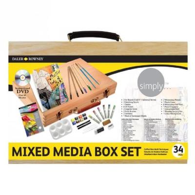 Simply coffret multi-techniques 34 pieces